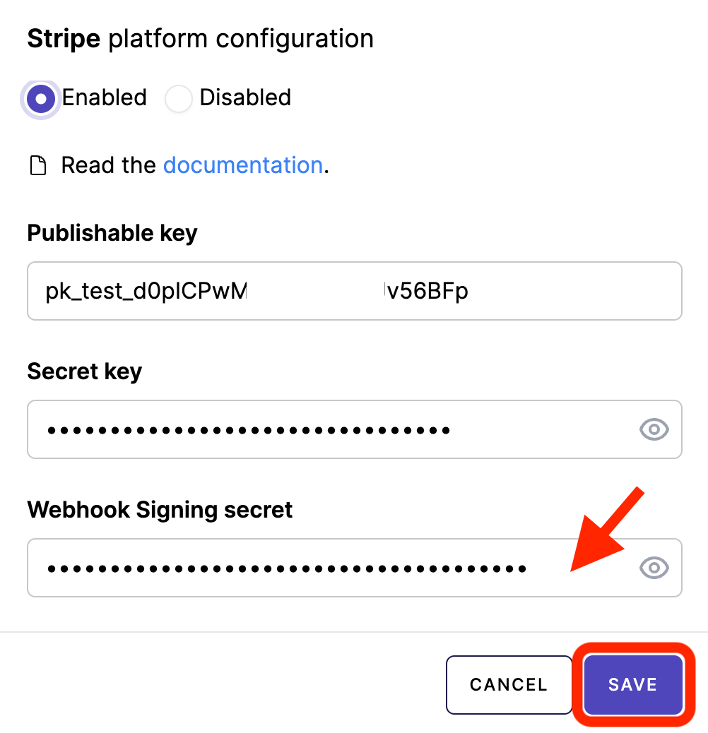 Mixpost Dashboard Stripe Credentials